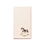 Ecru Nazaré napkins with horse embroidery - Torres Novas