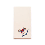 Ecru Nazaré napkins with horse embroidery - Torres Novas