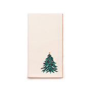 Ecru Nazaré napkins with christmas embroidery - Torres Novas