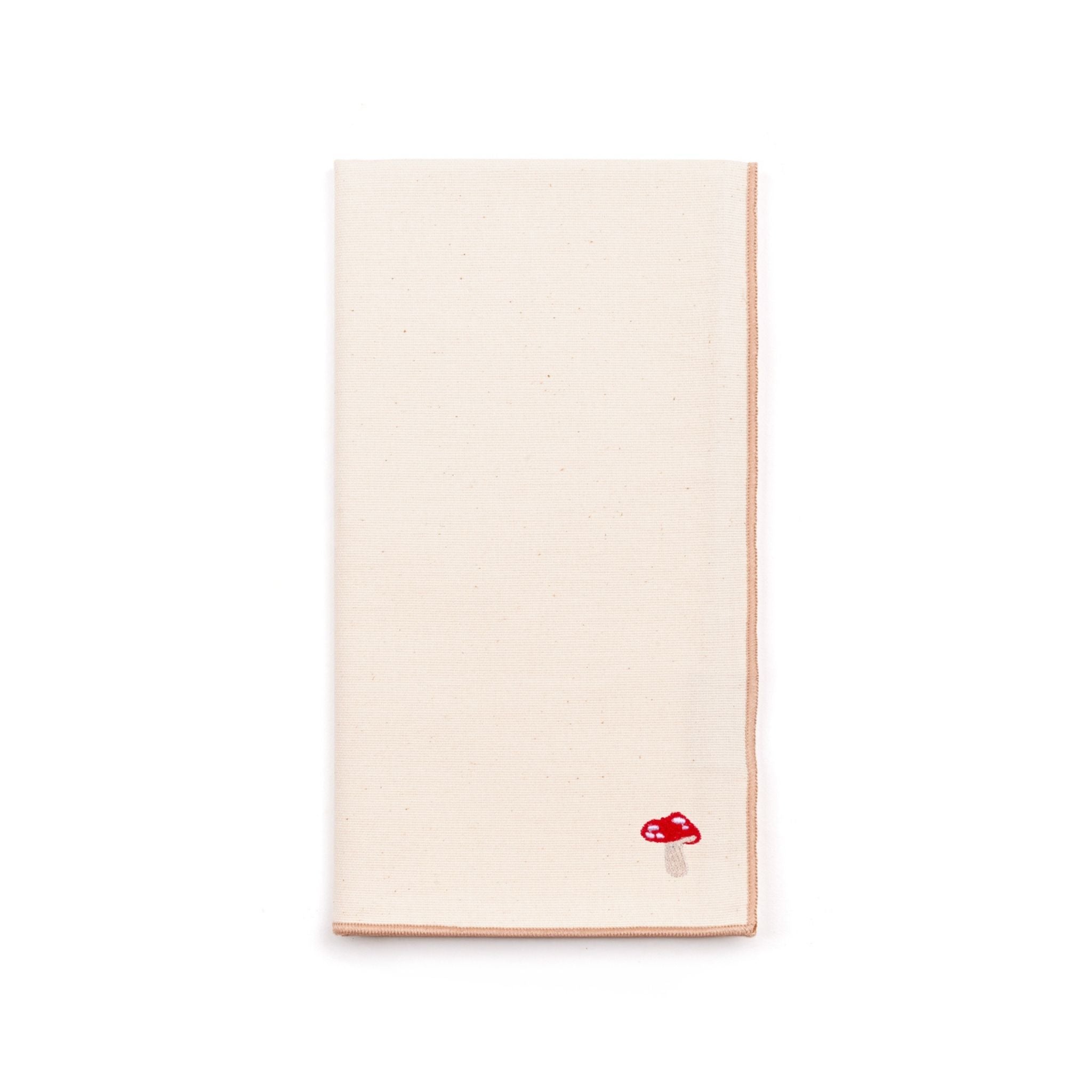 Ecru Nazaré napkins with autumn embroidery - Torres Novas
