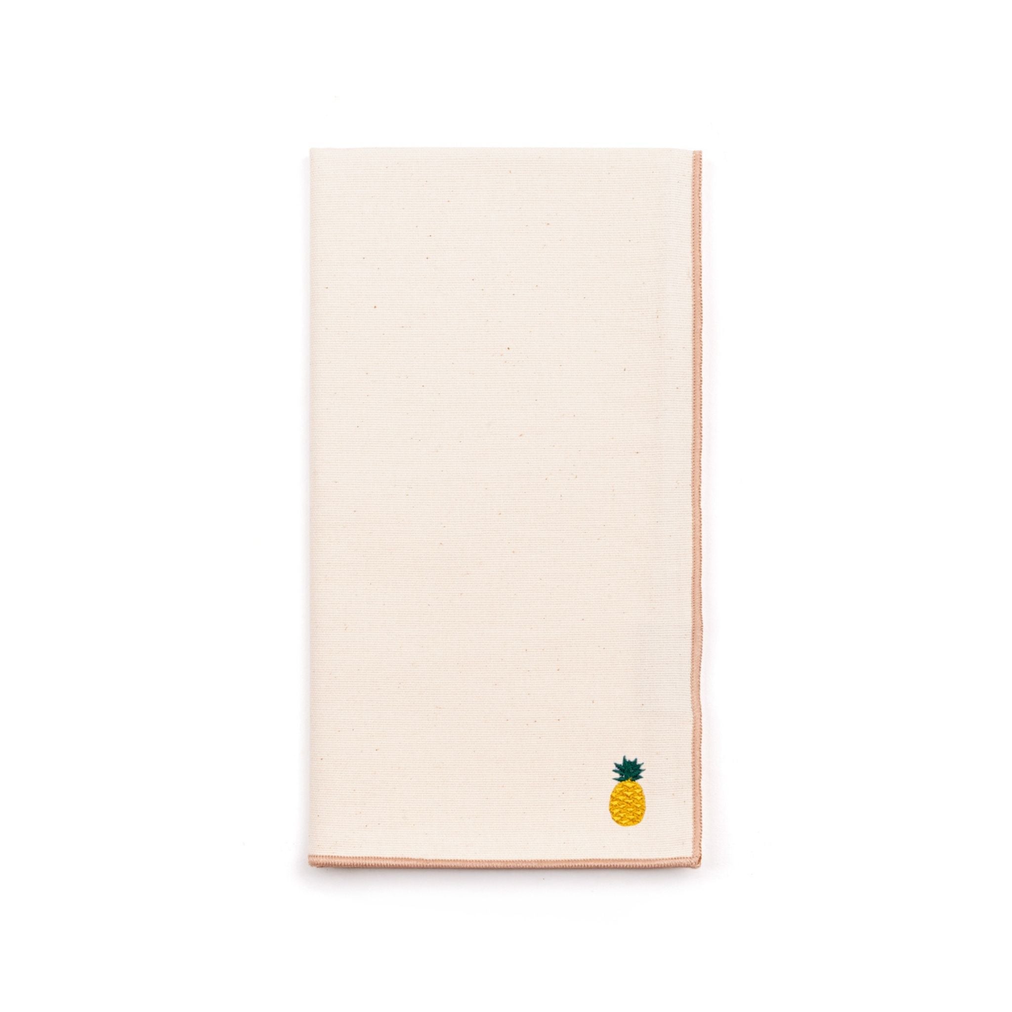 Ecru Nazaré napkins with fruit embroidery - Torres Novas