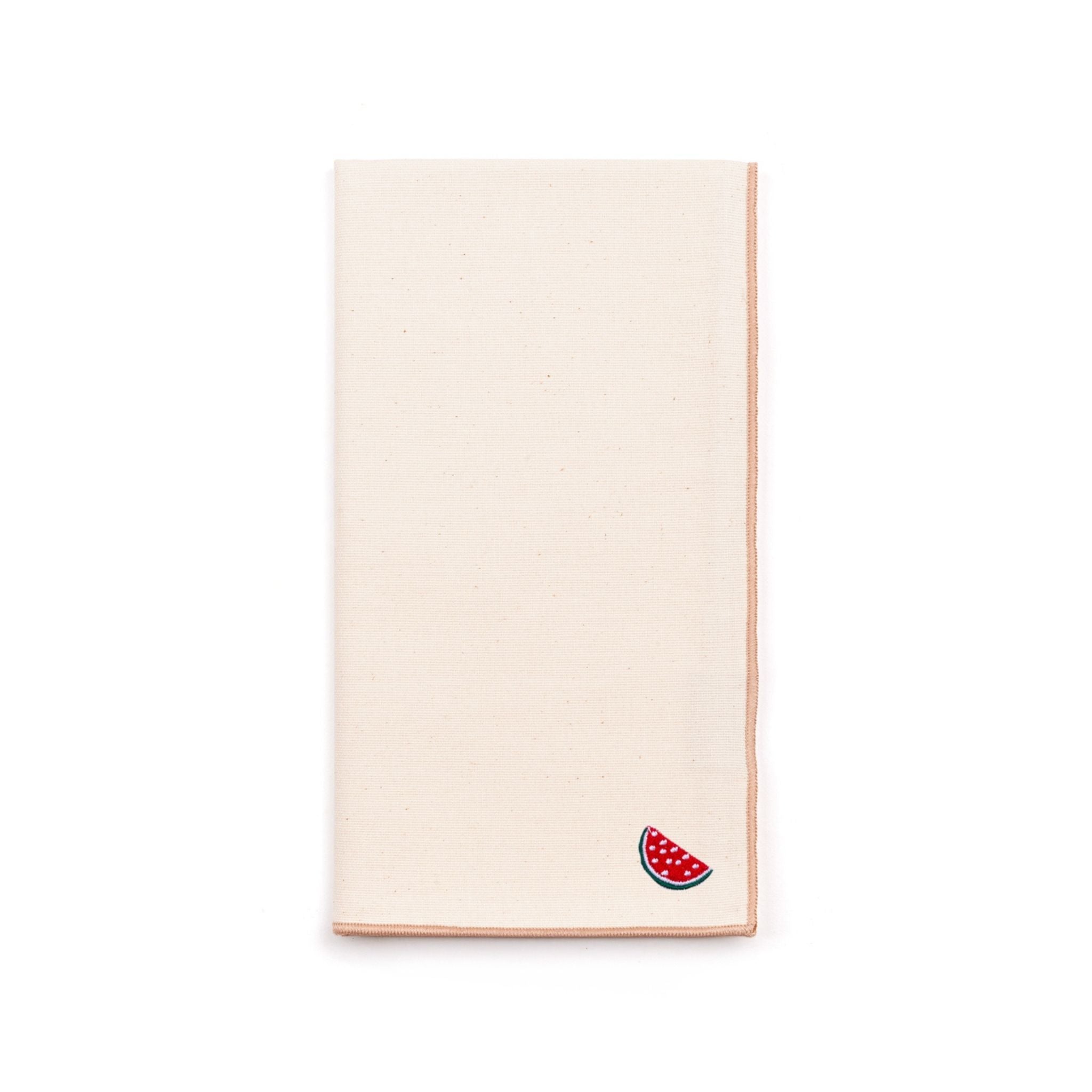 Ecru Nazaré napkins with fruit embroidery - Torres Novas