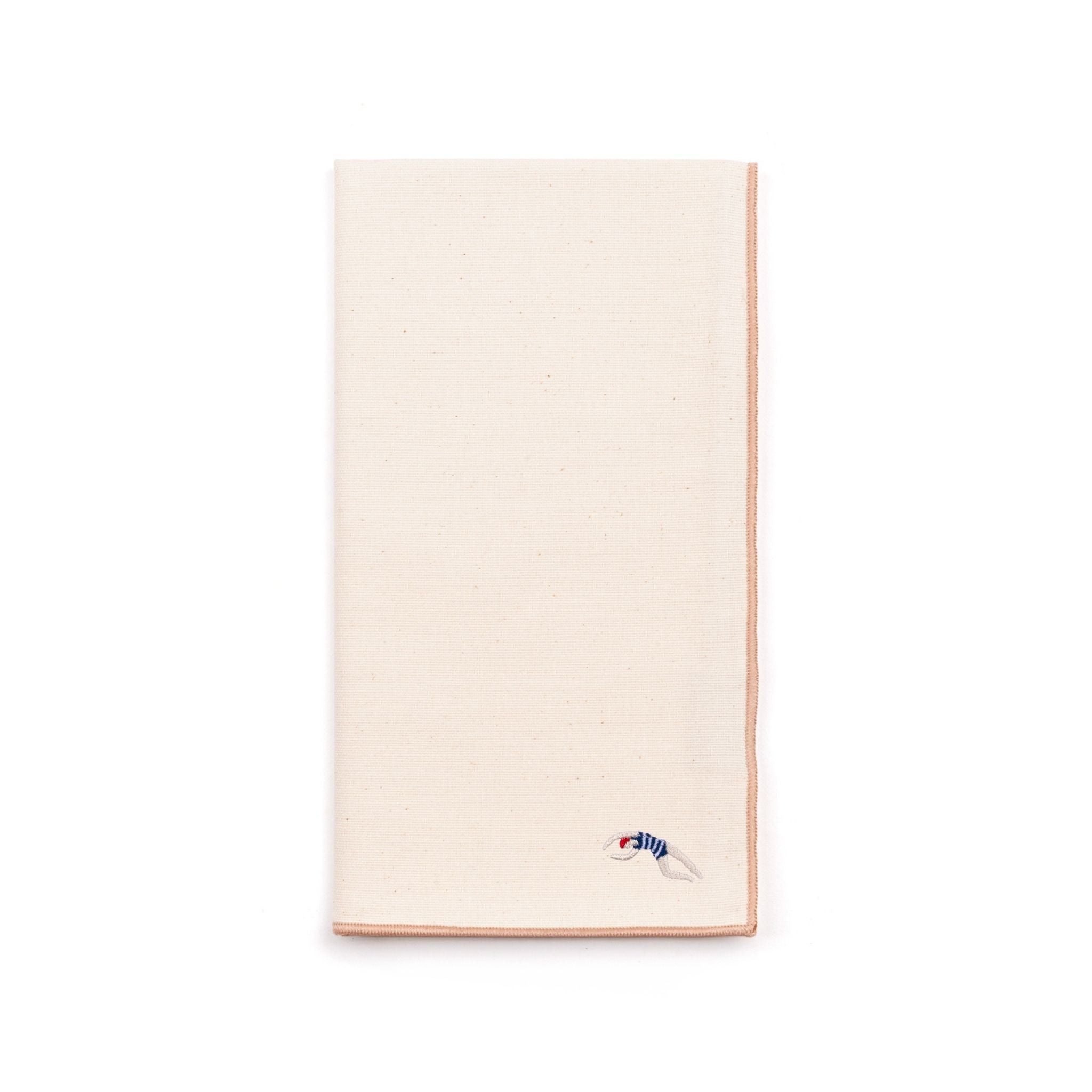 Ecru Nazaré napkins with retro embroidery - Torres Novas