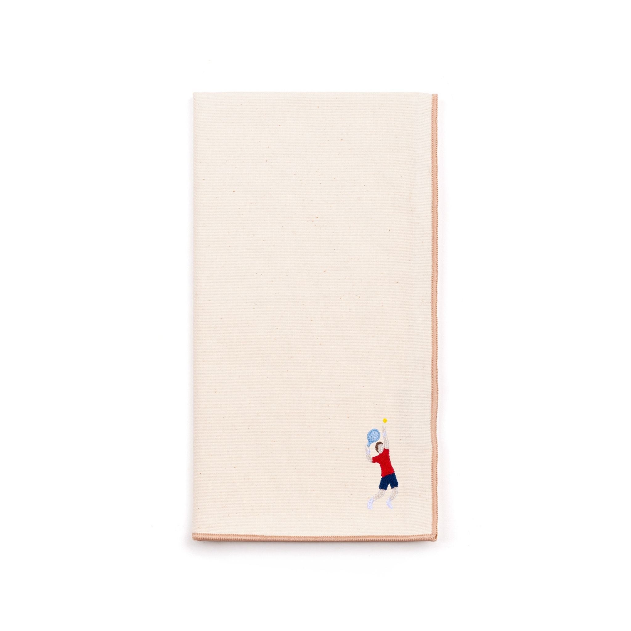 Ecru Nazaré napkins with retro embroidery - Torres Novas