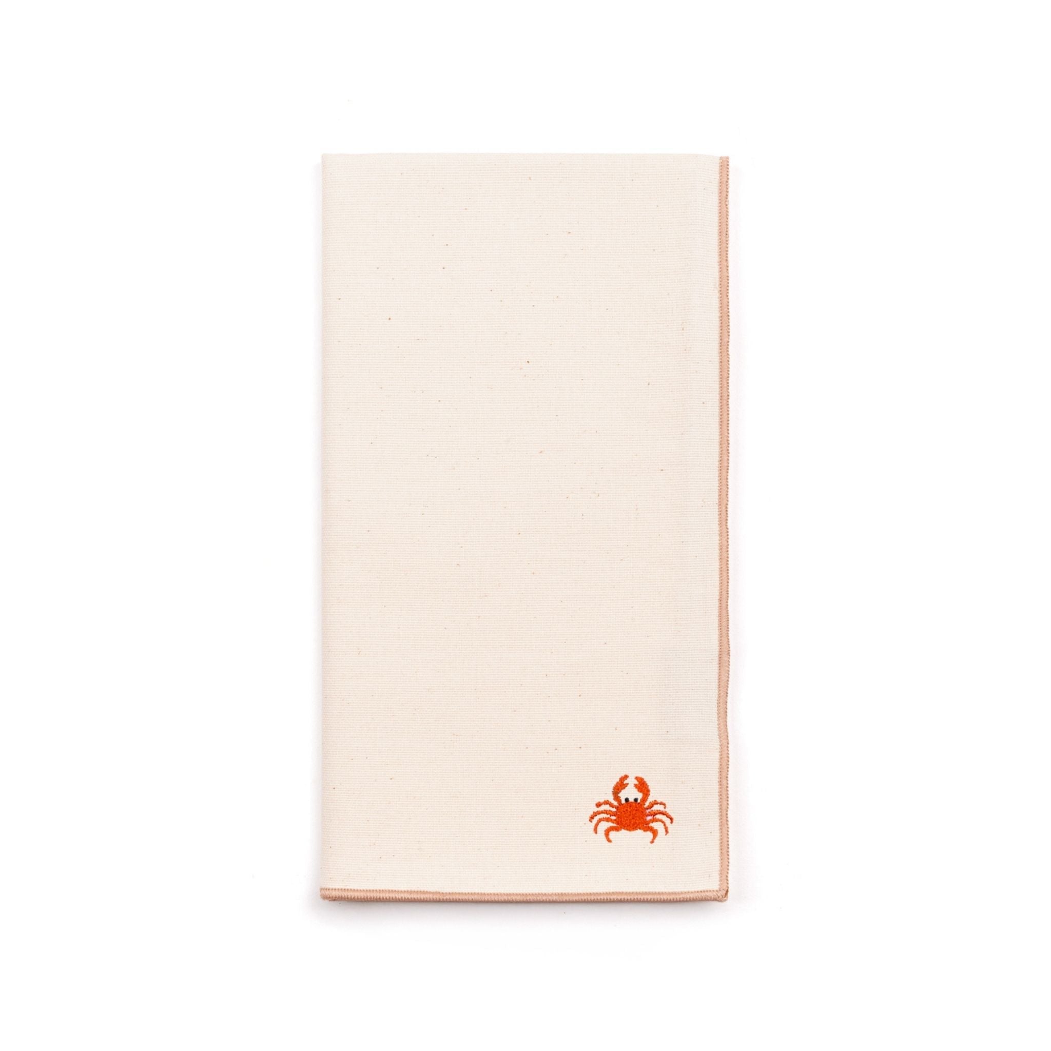 Ecru Nazaré napkins with summer embroidery - Torres Novas