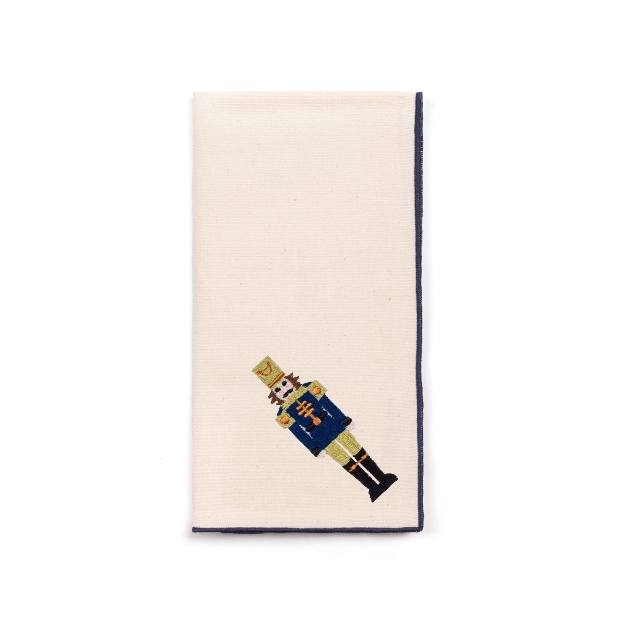 Ecru Nazaré napkins with christmas embroidery - Torres Novas