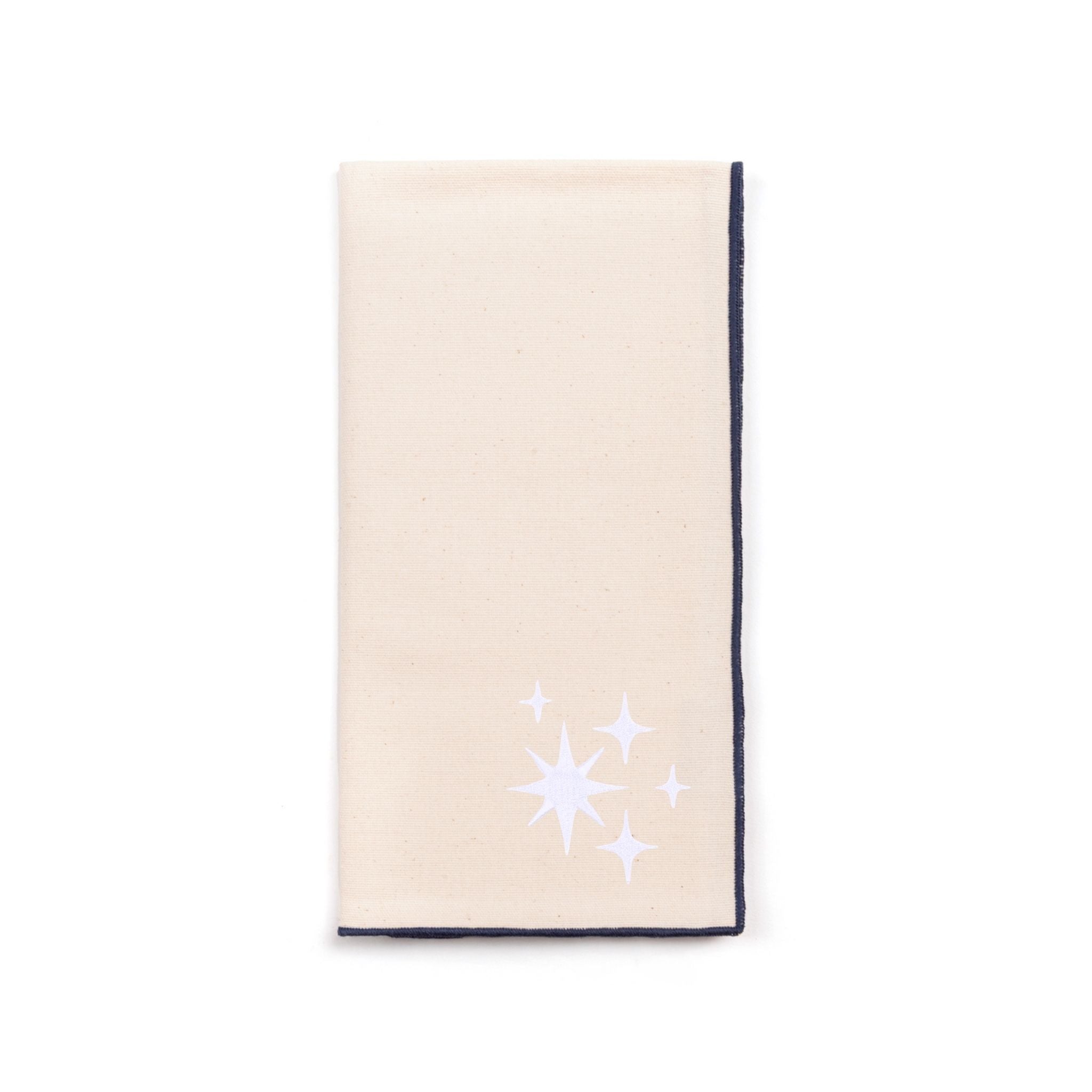 Ecru Nazaré napkins with christmas embroidery - Torres Novas