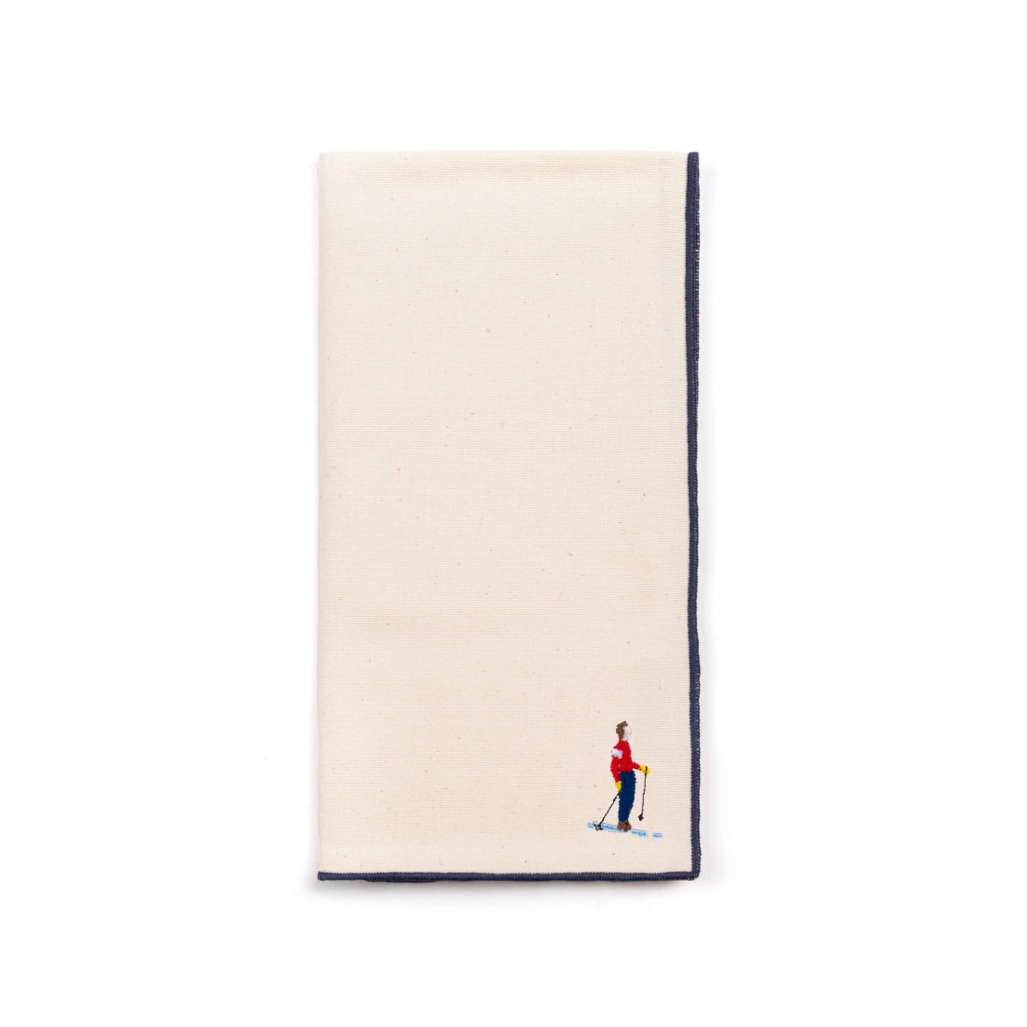Ecru Nazaré napkins with retro embroidery - Torres Novas