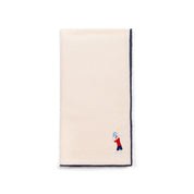 Ecru Nazaré napkins with retro embroidery - Torres Novas