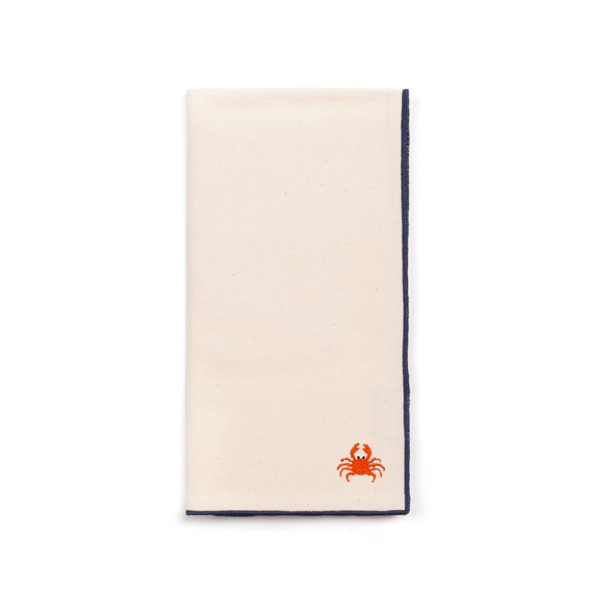 Ecru Nazaré napkins with summer embroidery - Torres Novas