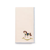Ecru Nazaré napkins with horse embroidery - Torres Novas