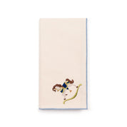 Ecru Nazaré napkins with horse embroidery - Torres Novas
