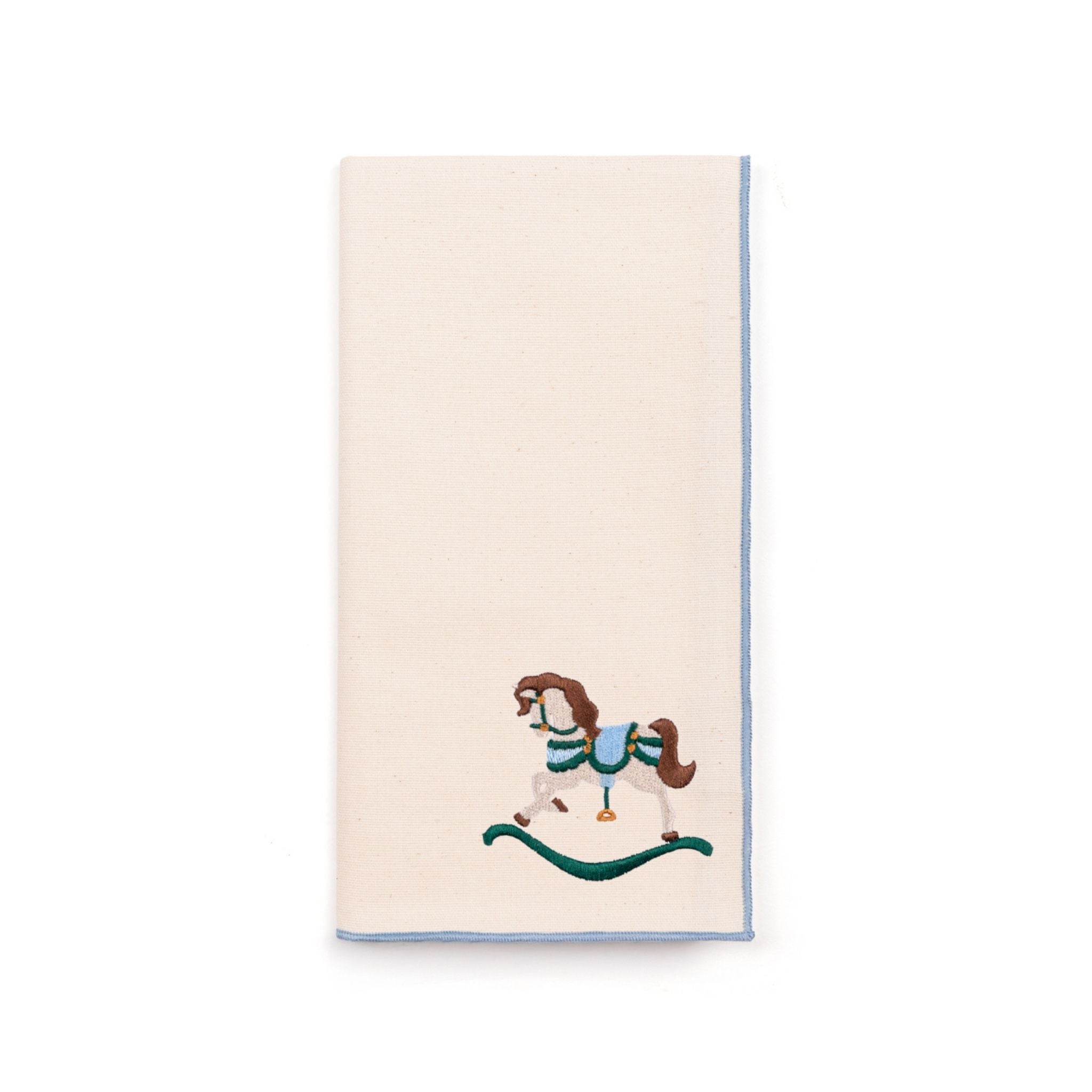 Ecru Nazaré napkins with horse embroidery - Torres Novas