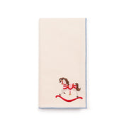 Ecru Nazaré napkins with horse embroidery - Torres Novas