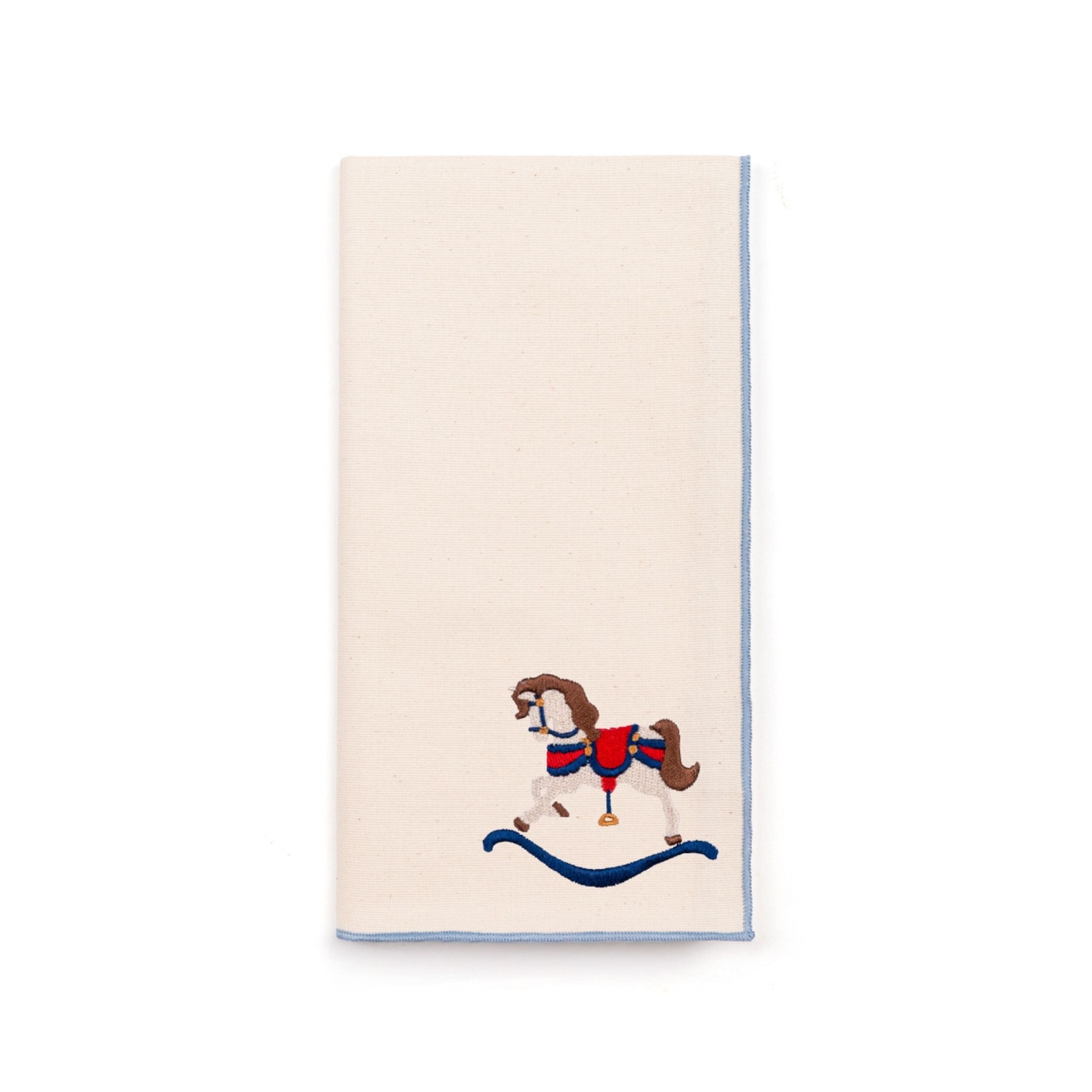 Ecru Nazaré napkins with horse embroidery - Torres Novas