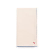 Ecru Nazaré napkins with heart embroidery - Torres Novas