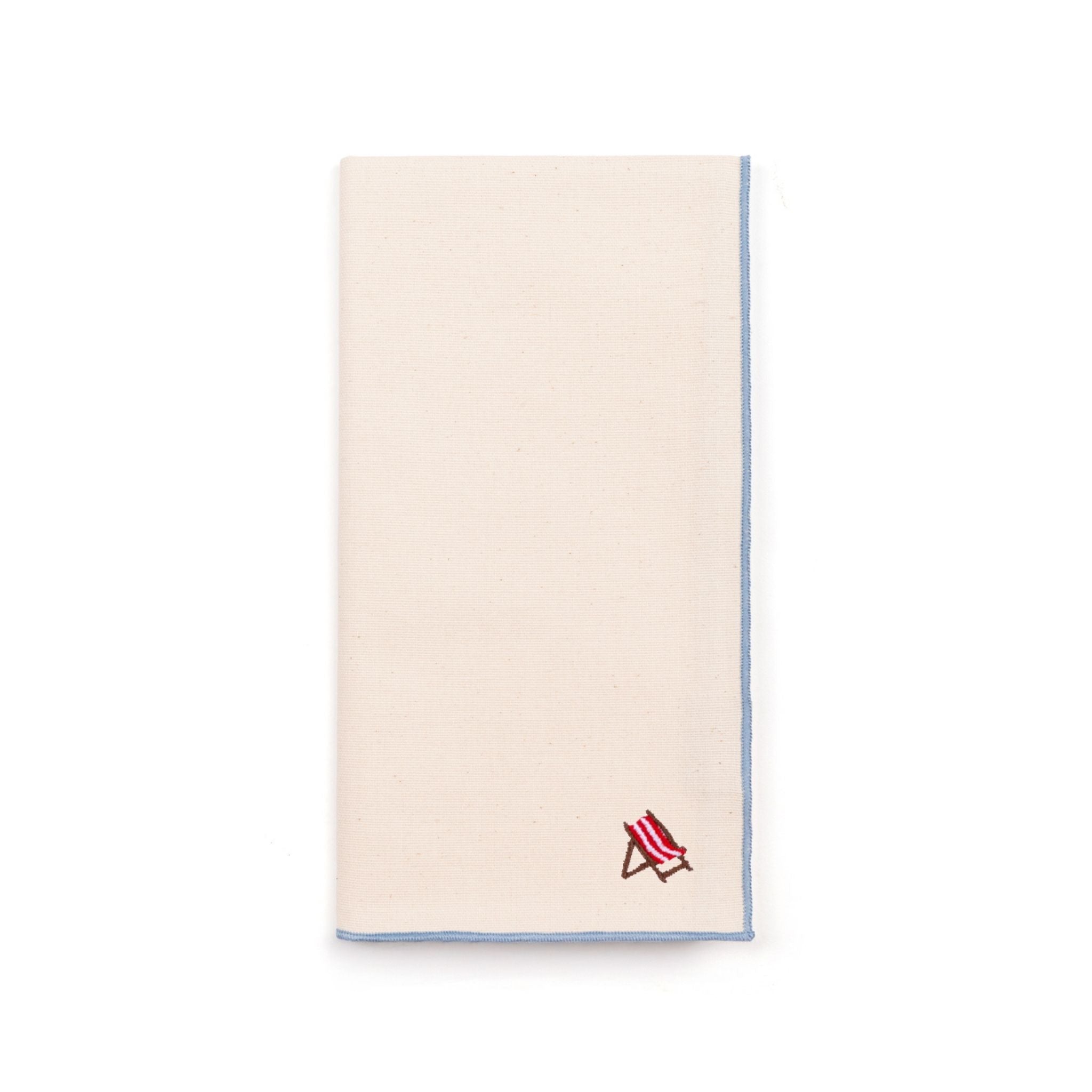 Ecru Nazaré napkins with summer embroidery - Torres Novas