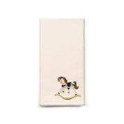 Ecru Nazaré napkins with horse embroidery - Torres Novas