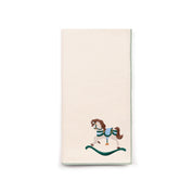Ecru Nazaré napkins with horse embroidery - Torres Novas