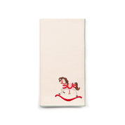 Ecru Nazaré napkins with horse embroidery - Torres Novas