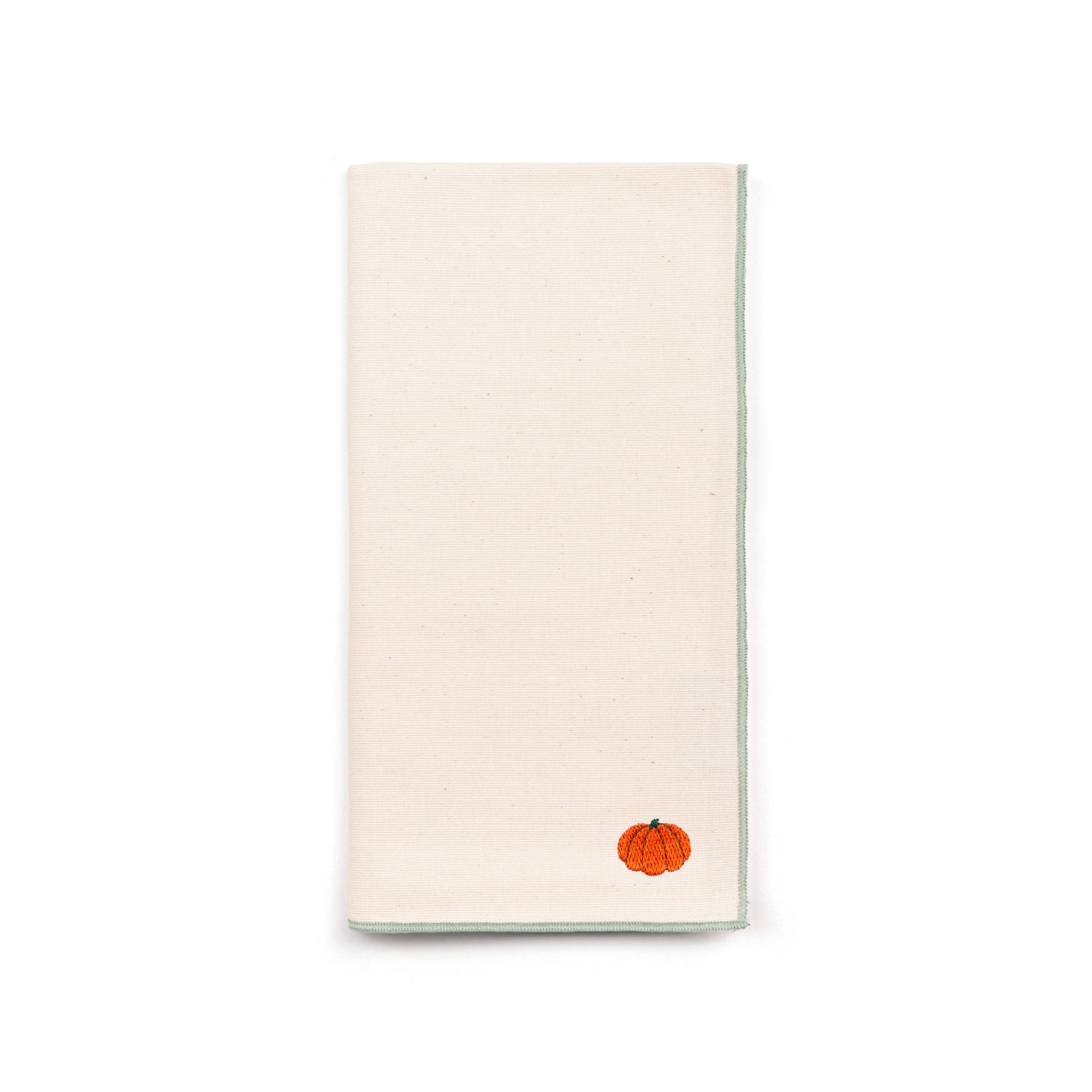 Ecru Nazaré napkins with autumn embroidery - Torres Novas