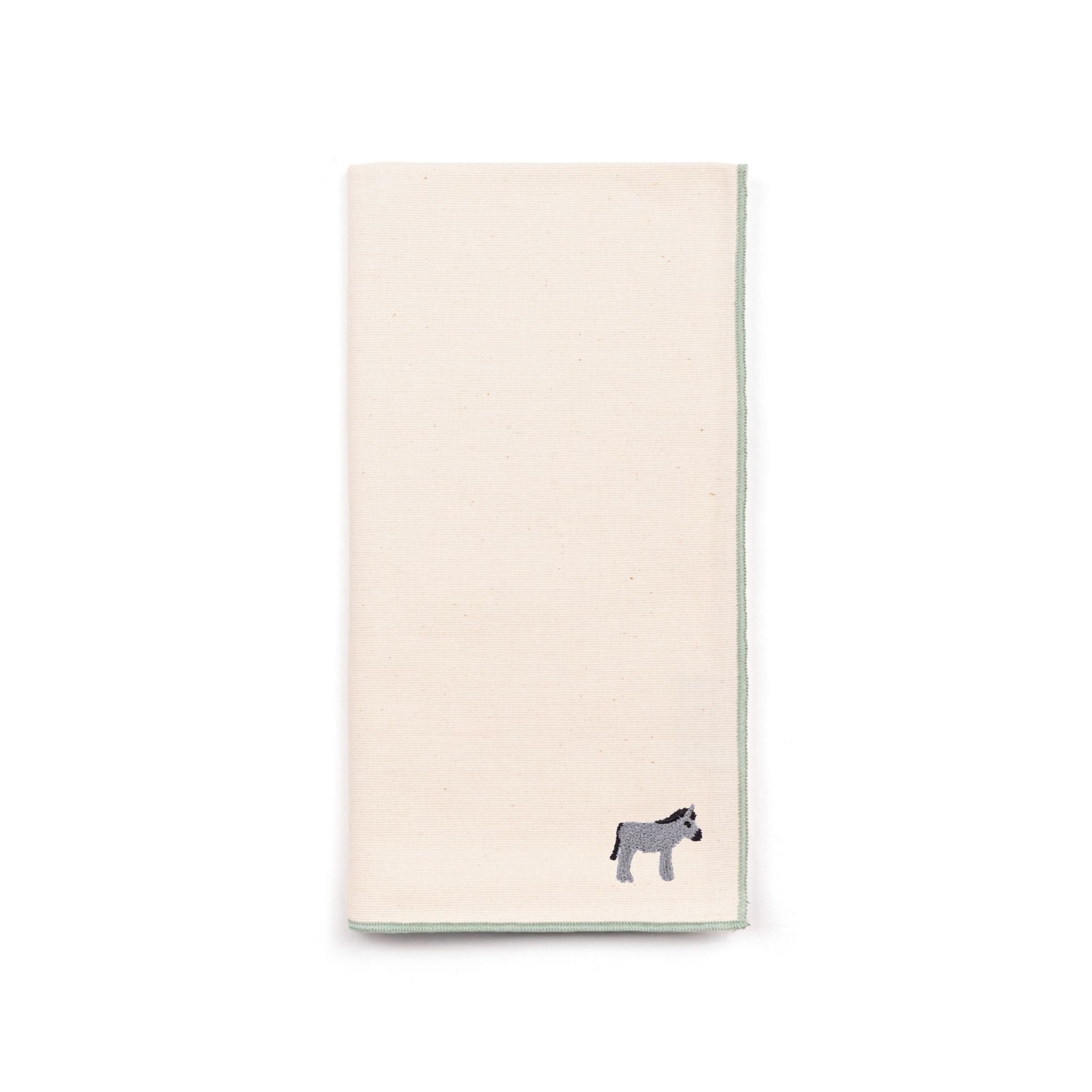 Ecru Nazaré napkins with farm embroidery - Torres Novas
