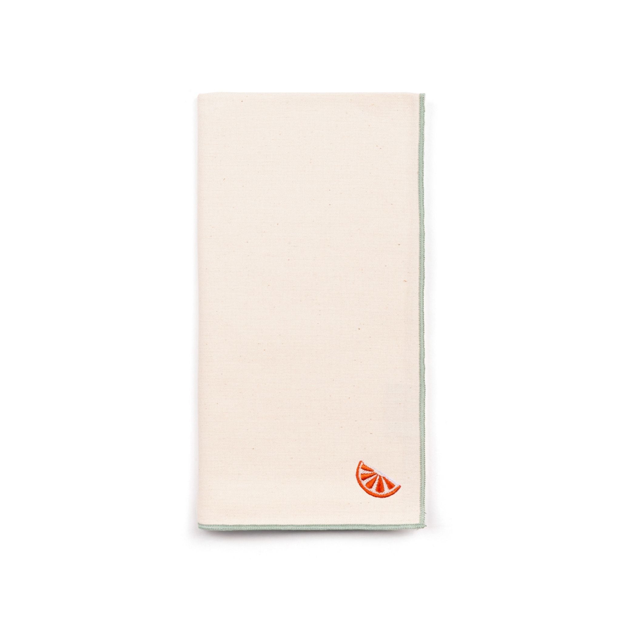 Ecru Nazaré napkins with fruit embroidery - Torres Novas