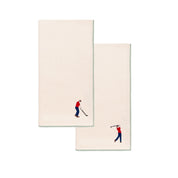 Ecru Nazaré napkins with retro embroidery - Torres Novas