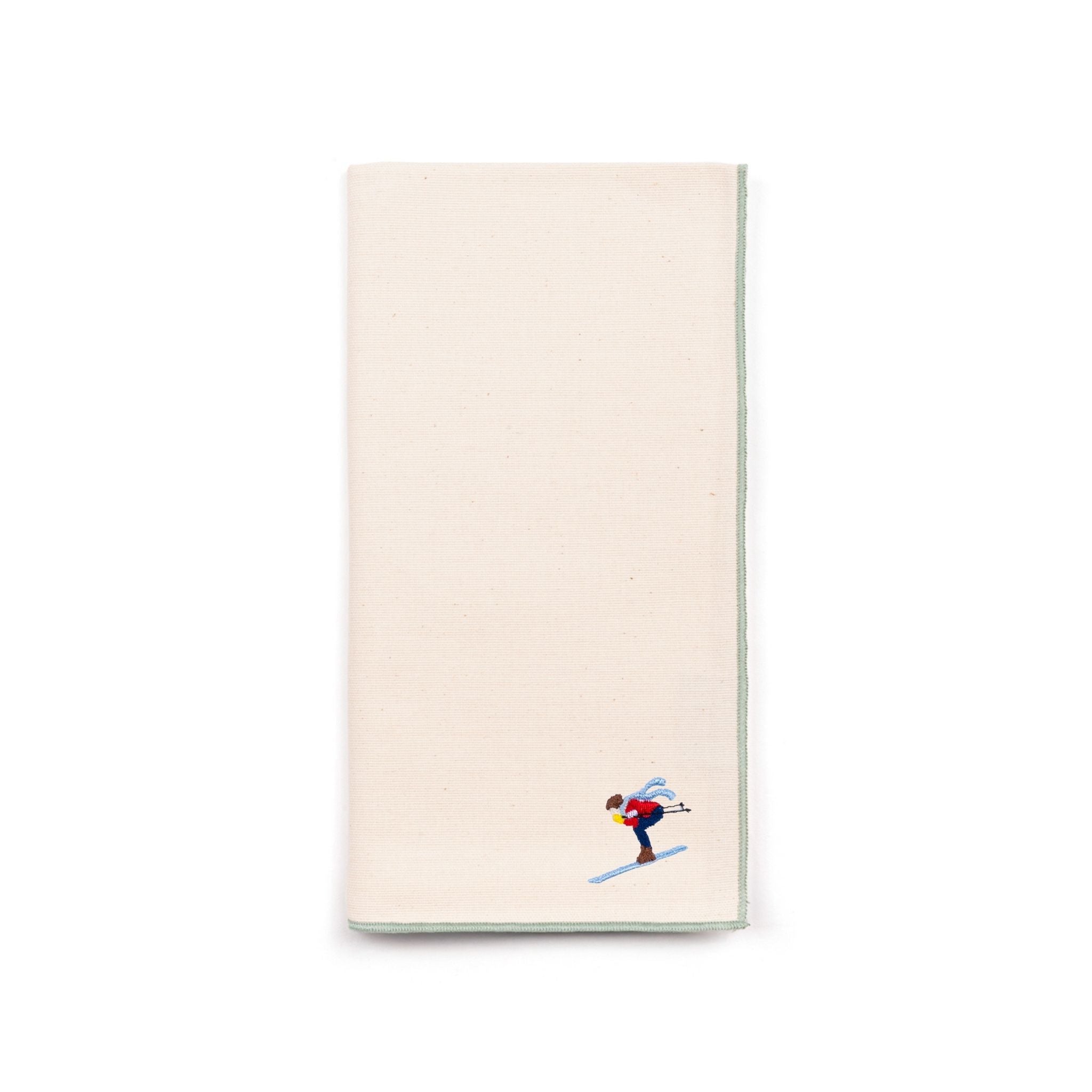 Ecru Nazaré napkins with retro embroidery - Torres Novas