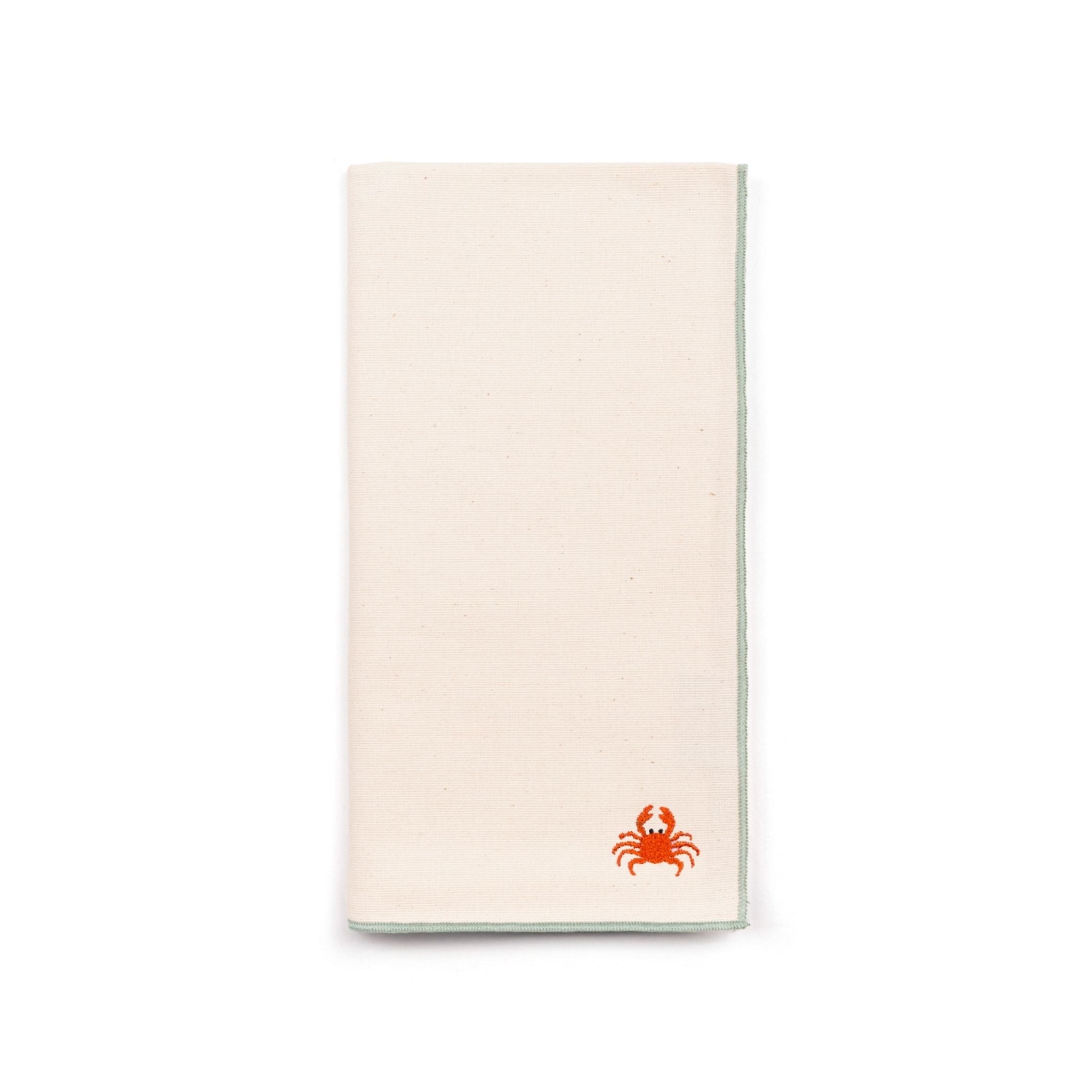 Ecru Nazaré napkins with summer embroidery - Torres Novas