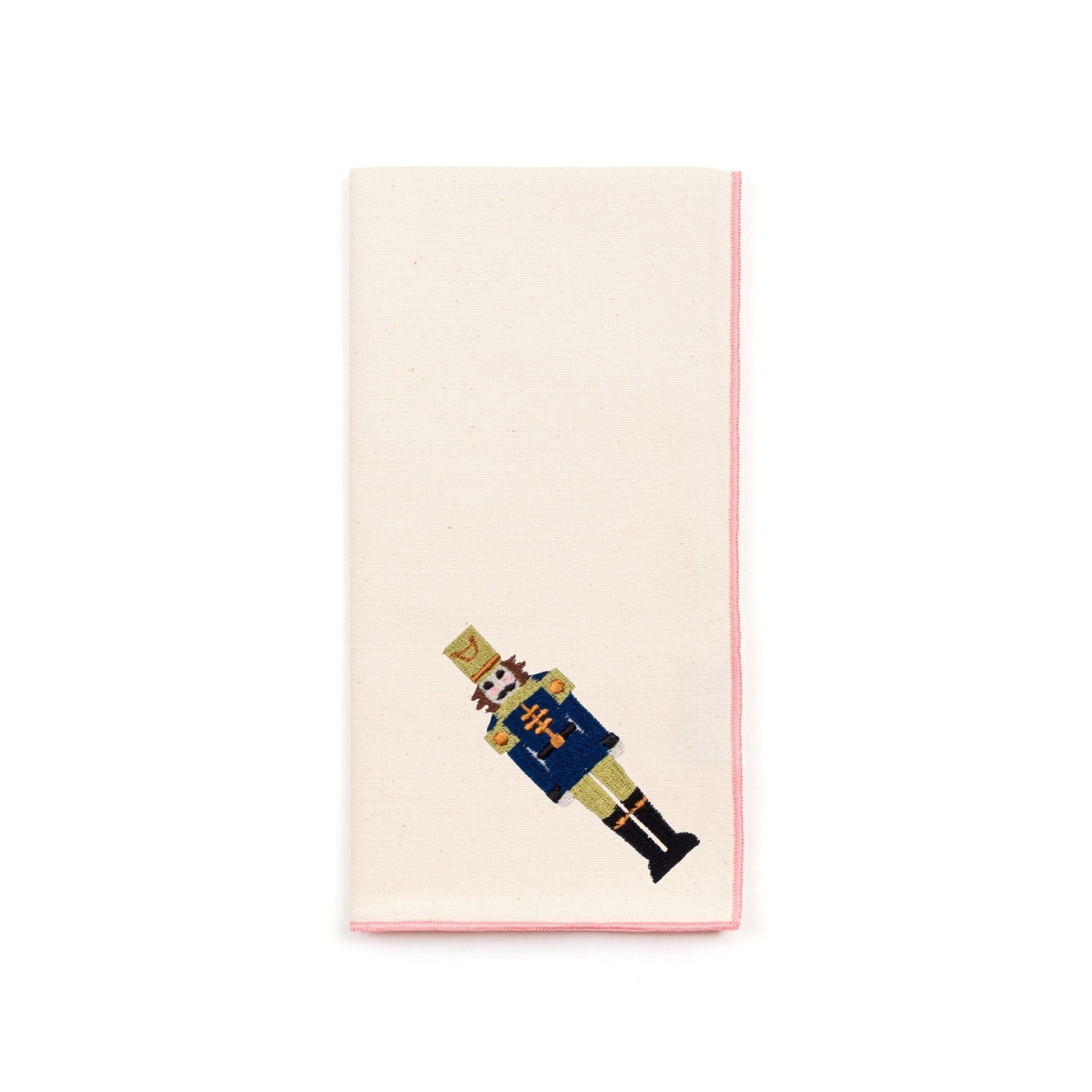 Ecru Nazaré napkins with christmas embroidery - Torres Novas