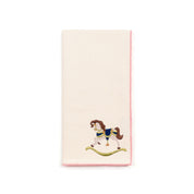Ecru Nazaré napkins with horse embroidery - Torres Novas