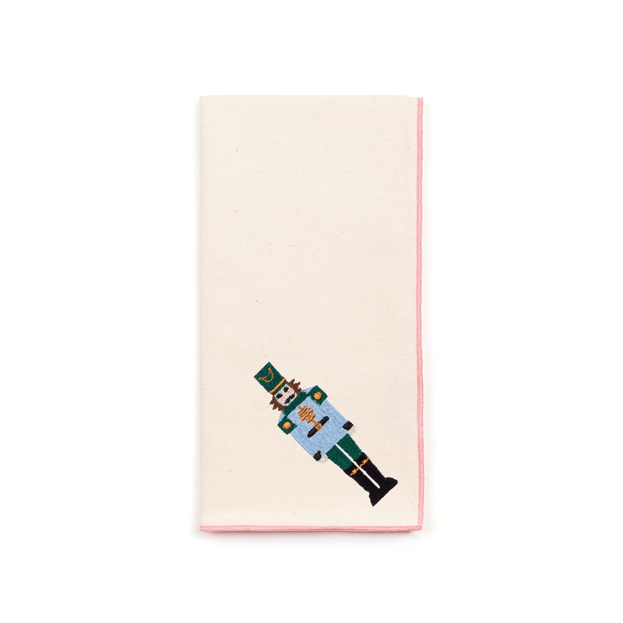 Ecru Nazaré napkins with christmas embroidery - Torres Novas