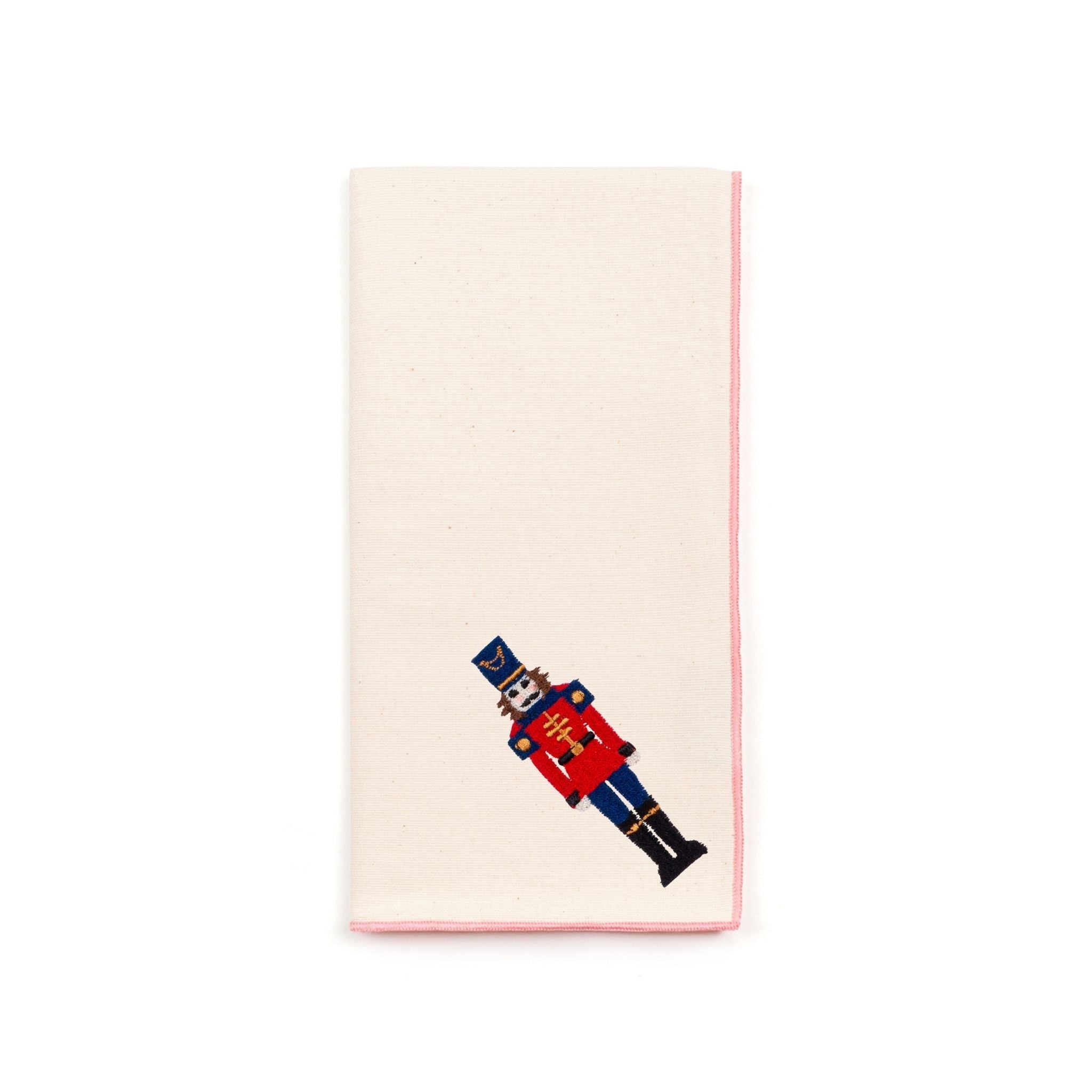 Ecru Nazaré napkins with christmas embroidery - Torres Novas