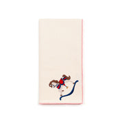 Ecru Nazaré napkins with horse embroidery - Torres Novas