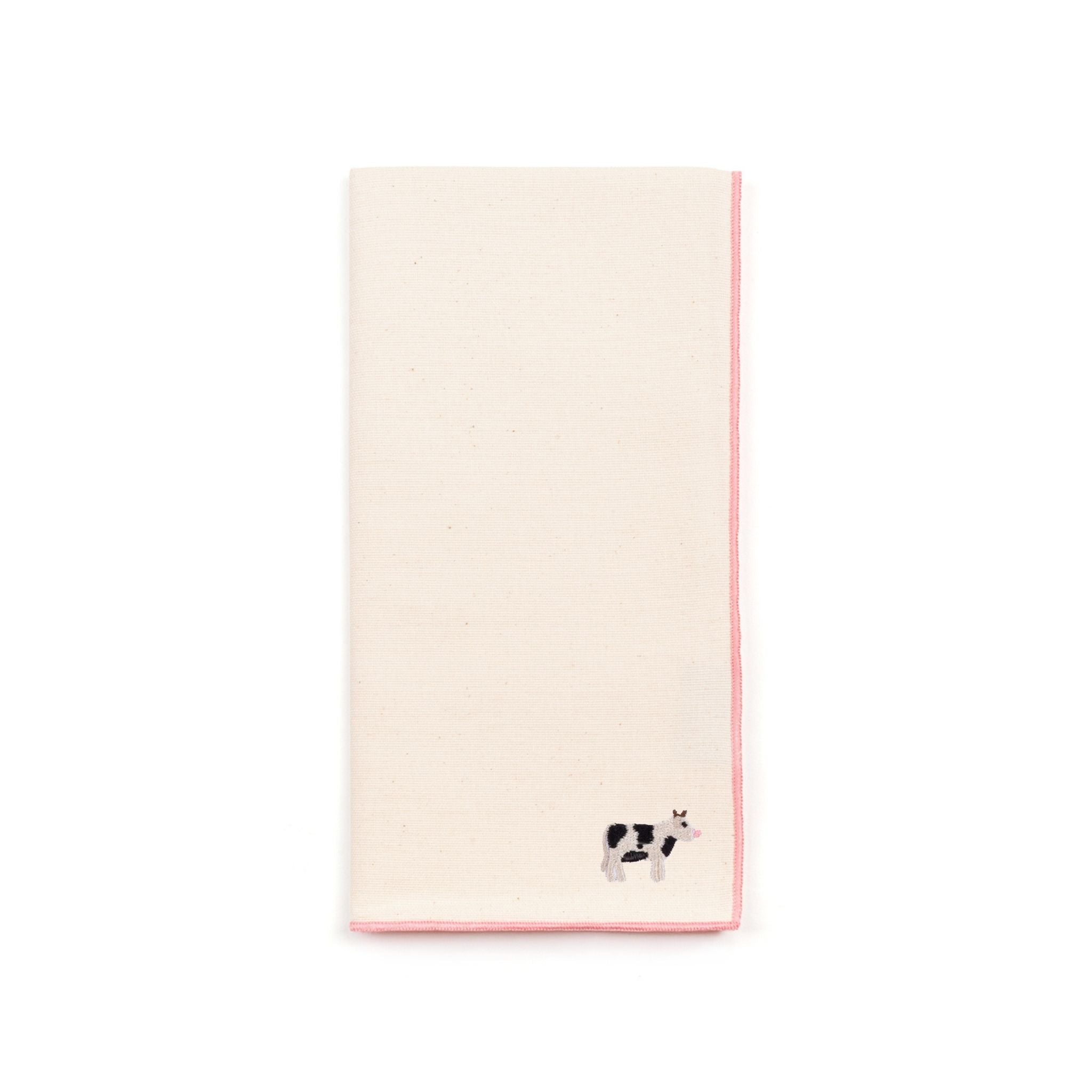 Ecru Nazaré napkins with farm embroidery - Torres Novas