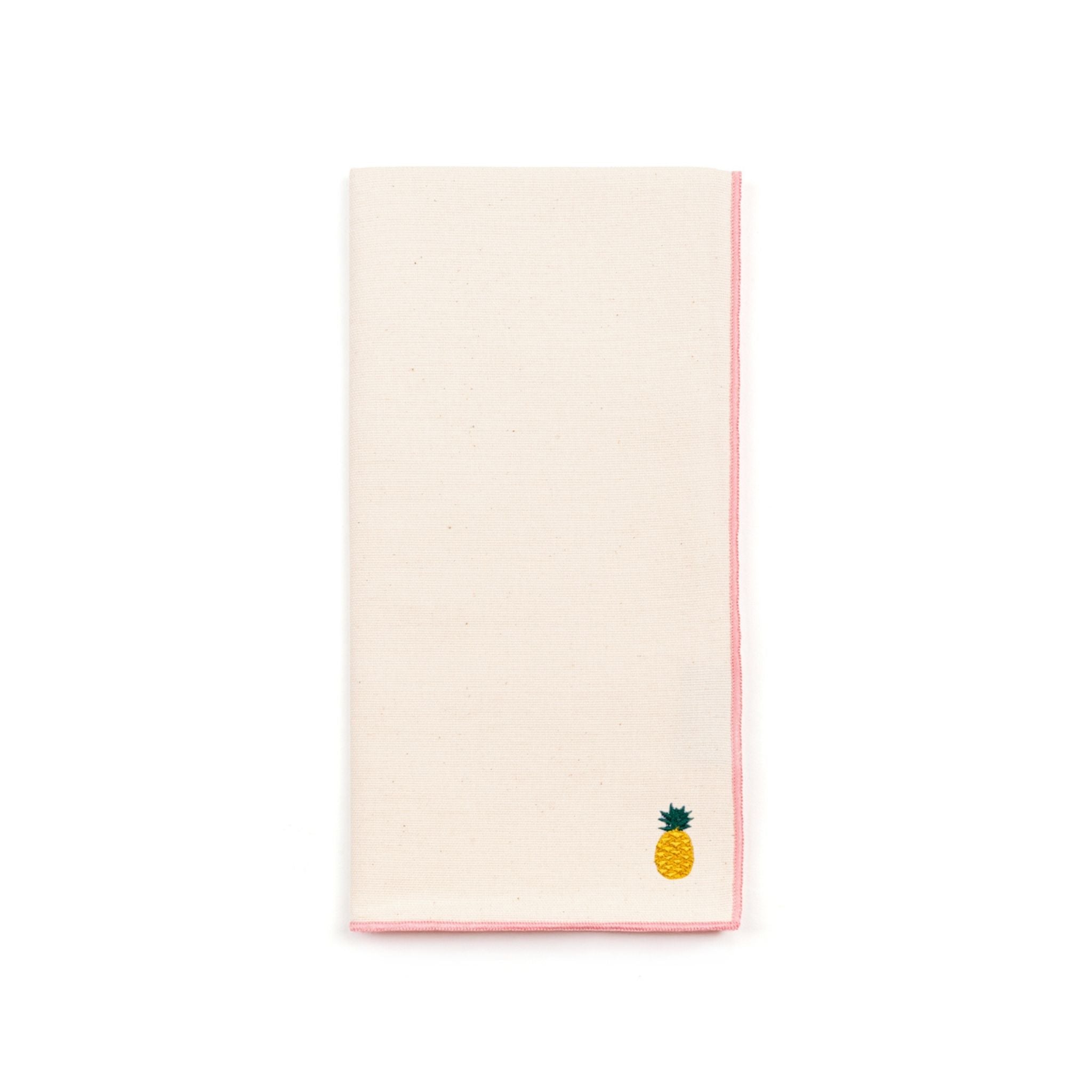 Ecru Nazaré napkins with fruit embroidery - Torres Novas