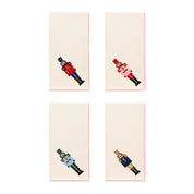 Ecru Nazaré napkins with nutcracker embroidery - Torres Novas