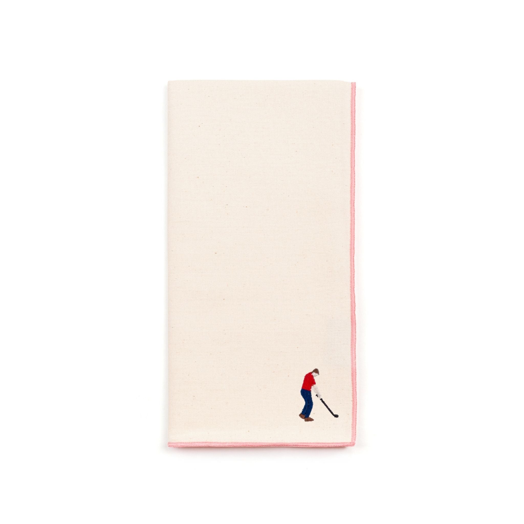 Ecru Nazaré napkins with retro embroidery - Torres Novas