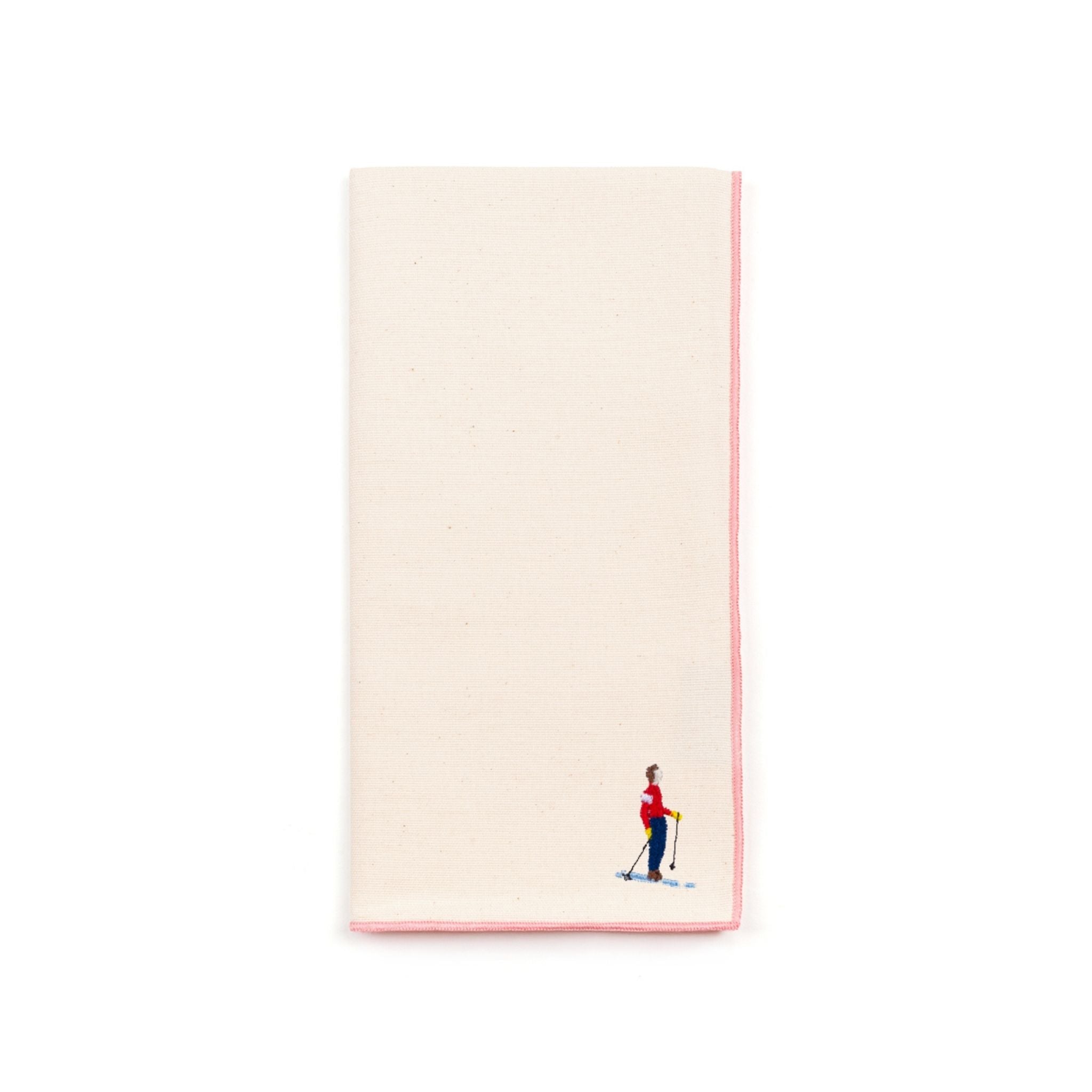 Ecru Nazaré napkins with retro embroidery - Torres Novas