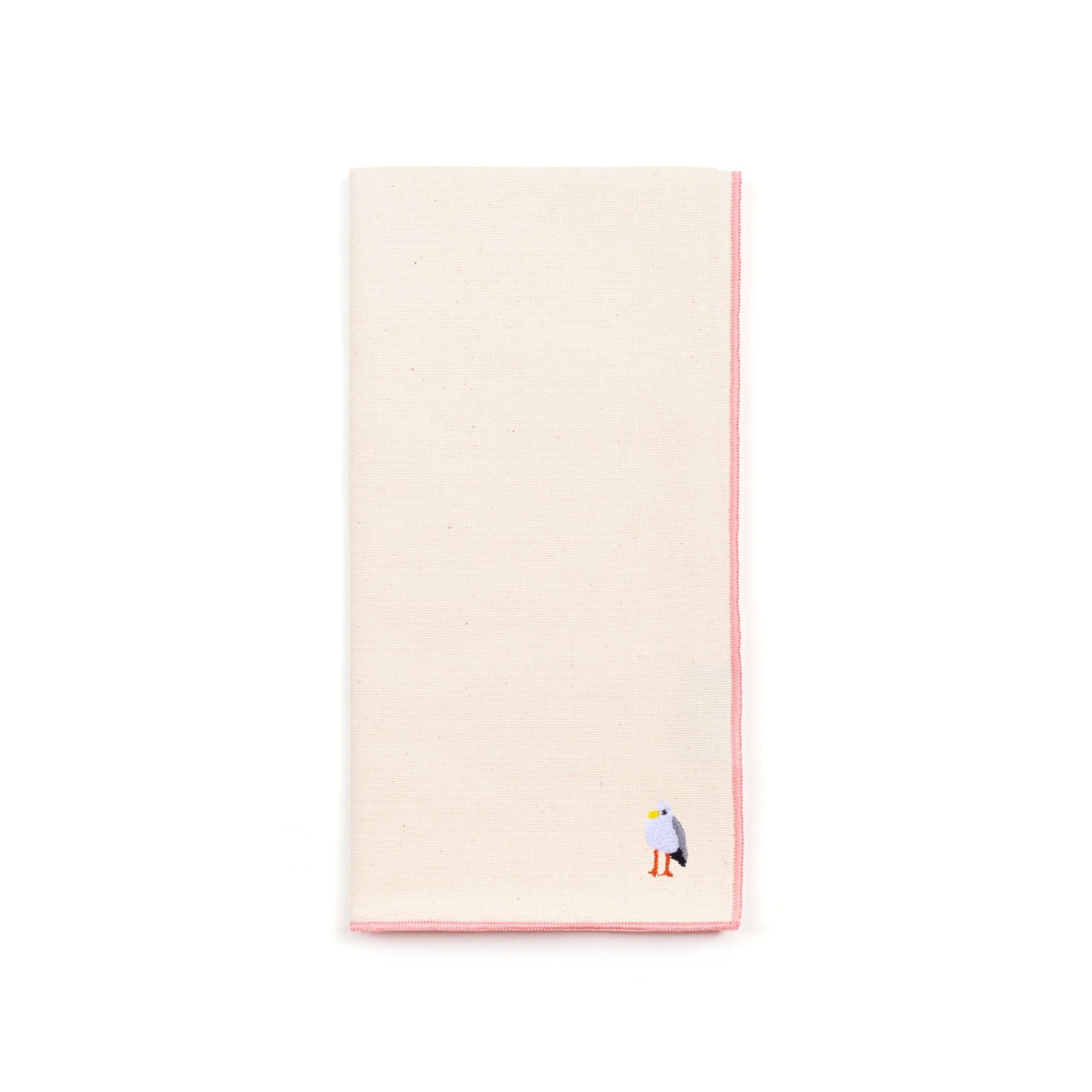 Ecru Nazaré napkins with summer embroidery - Torres Novas