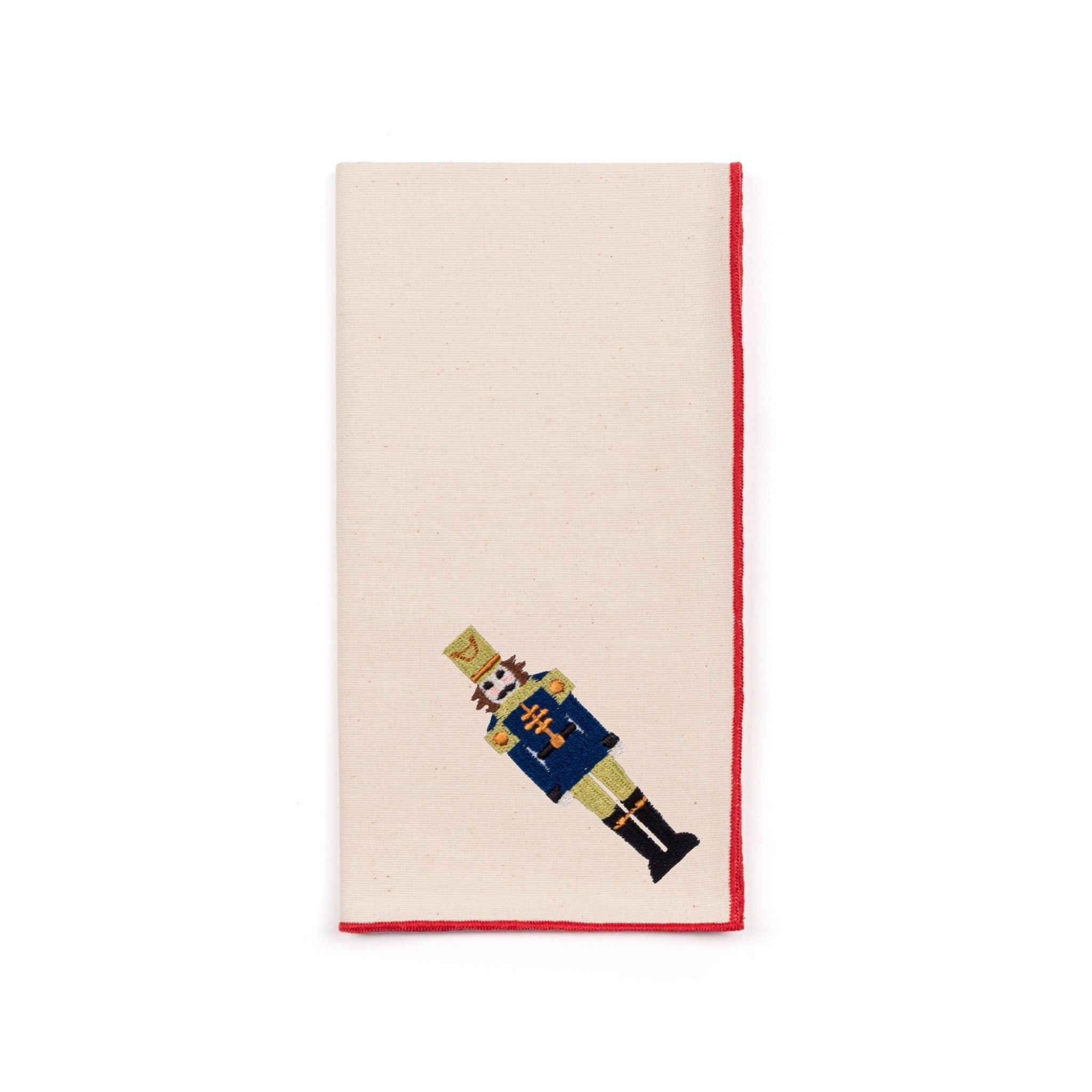 Ecru Nazaré napkins with christmas embroidery - Torres Novas