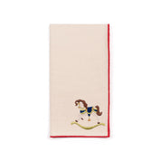 Ecru Nazaré napkins with horse embroidery - Torres Novas