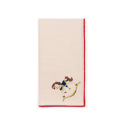 Ecru Nazaré napkins with horse embroidery - Torres Novas