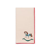 Ecru Nazaré napkins with horse embroidery - Torres Novas