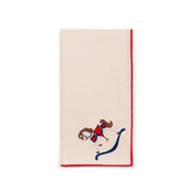 Ecru Nazaré napkins with horse embroidery - Torres Novas