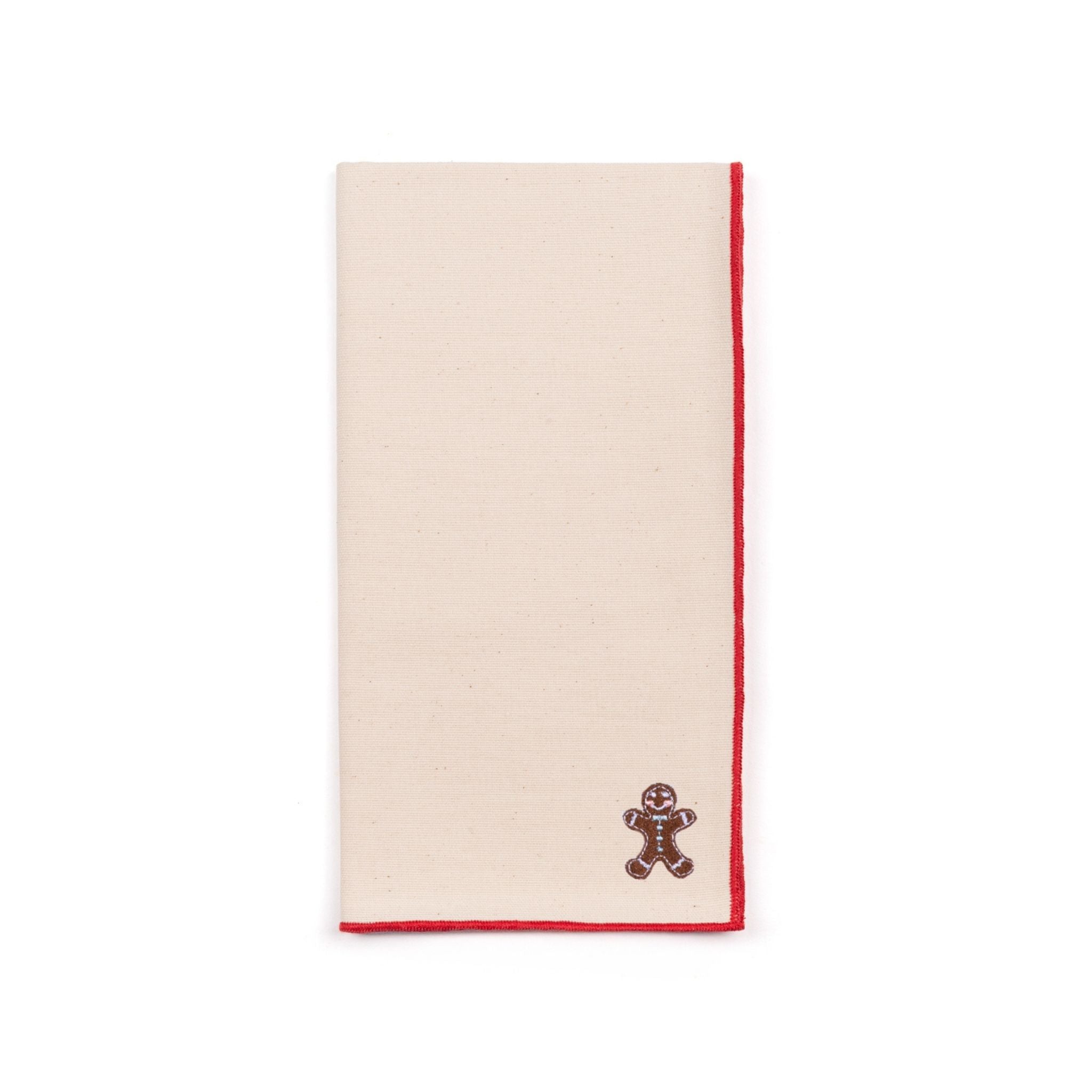 Ecru Nazaré napkins with christmas embroidery - Torres Novas