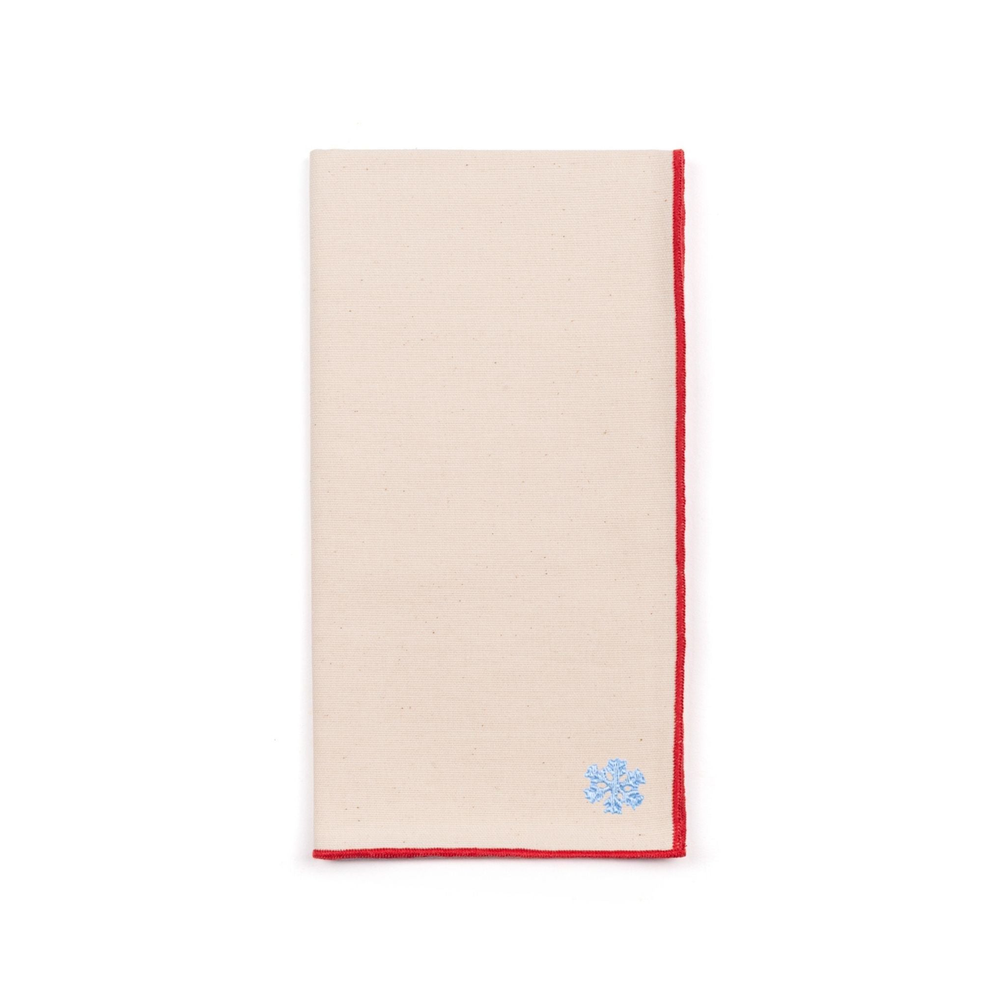 Ecru Nazaré napkins with christmas embroidery - Torres Novas