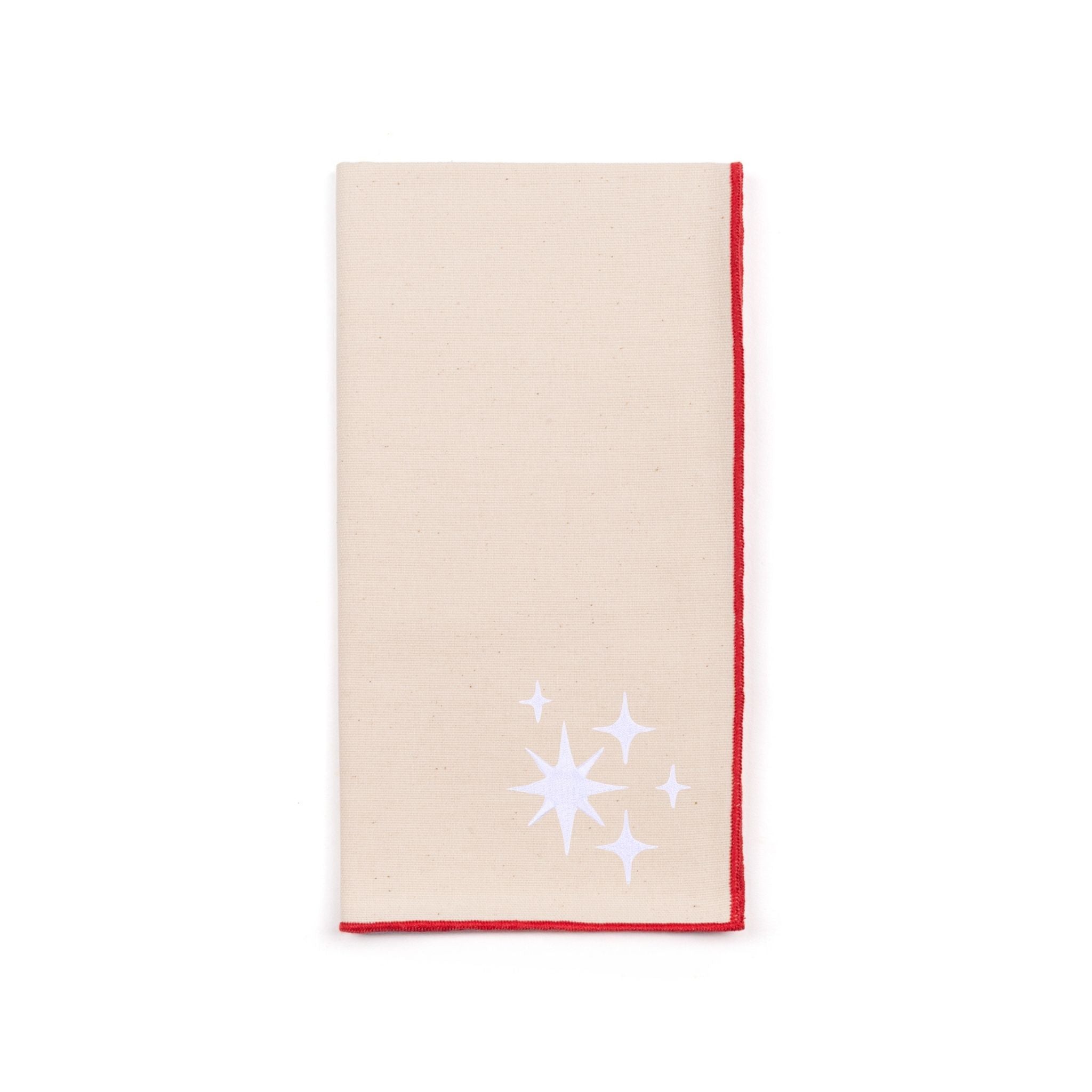 Ecru Nazaré napkins with christmas embroidery - Torres Novas