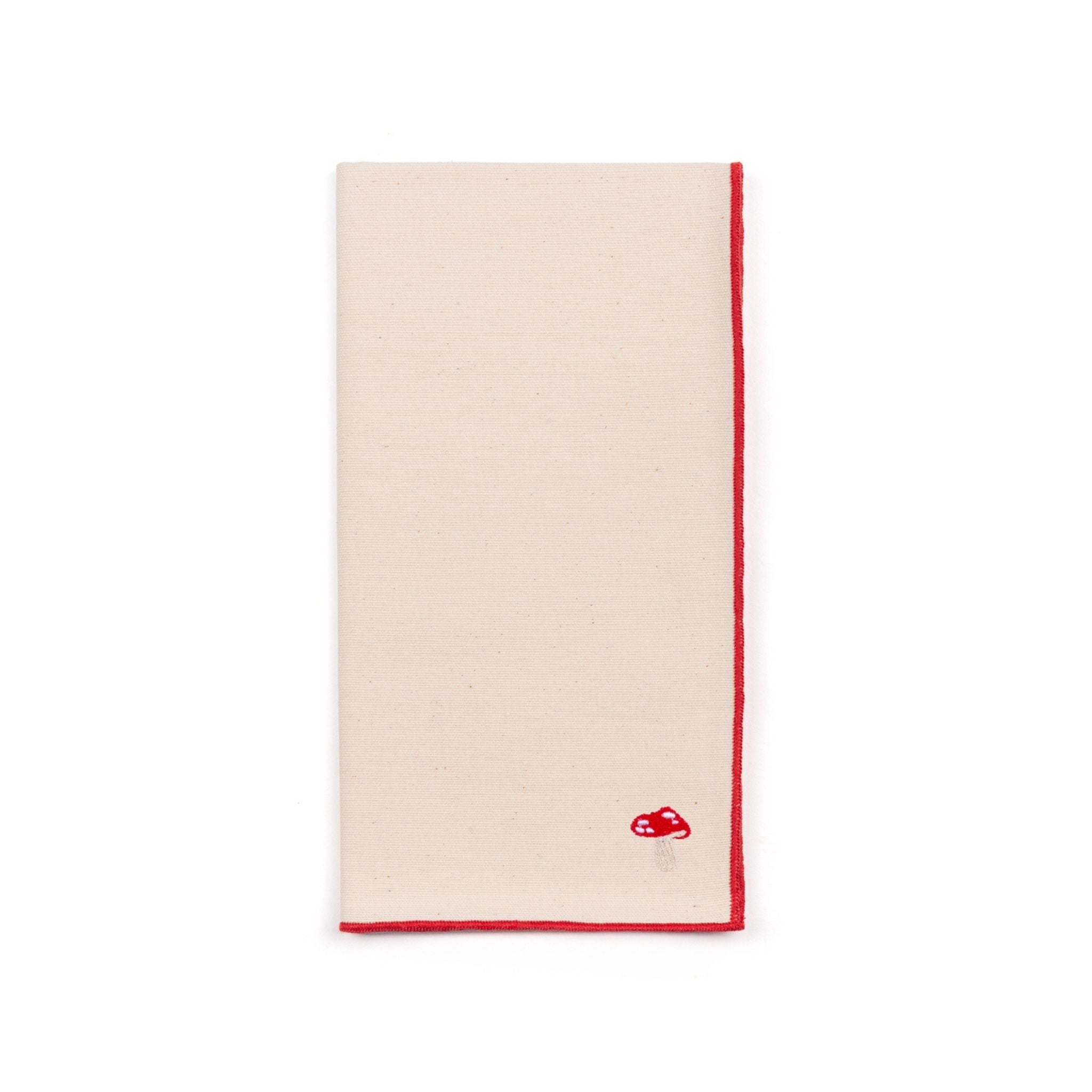 Ecru Nazaré napkins with autumn embroidery - Torres Novas